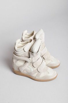 Isabel Marant Sneakers, Marant Shoes, Mode Shoes, Isabel Marant Shoes, Lebron Shoes, Hightop Sneakers, Fantastic Shoes, Shoe Inspo, Stockholm Fashion