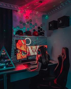 simply game Equipment Gamer Room Decor, Video Game Rooms, Bedroom Setup