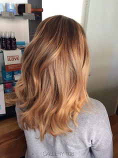 Best Ombre Hair, Strawberry Blonde Hair Color, Honey Blonde Hair, Strawberry Blonde Hair, Brown Blonde Hair, Hair Color And Cut, Strawberry Blonde, Shaved Hair, Hair Envy