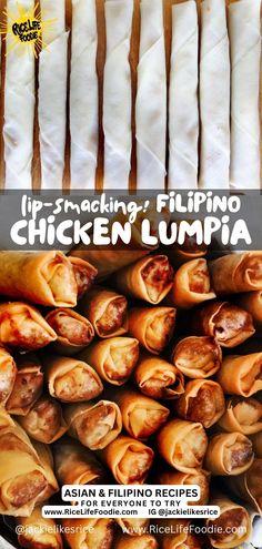 chicken-lumpia-recipe-chicken-lumpia-shanghai Chicken Lumpia Recipe, Philippino Recipes, Shanghai Lumpia, Philapino Recipes, Phillipino Food