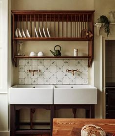 the kitchen is clean and ready to be used for cooking or baking, while still in use