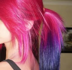 Hot Pink Hair, Hair Color Purple, Emo Hair, Scene Hair, Short Cut