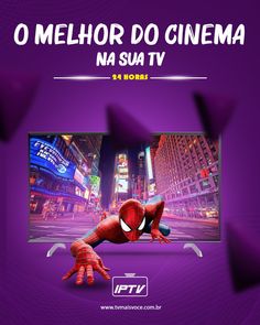 the spider - man movie poster is shown in purple