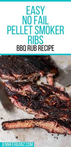 easy no fail pellet smoker ribs with bbq rub recipe