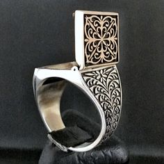 Cheap Mens Rings, Mens Rings For Sale, Silver Mens Ring, Sterling Silver Mens Rings, Box Ring, Turkish Jewelry, Sterling Silver Jewelry Handmade, Mens Silver Rings, Mens Ring