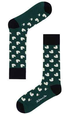 Forest Green Duckling Socks | Mens Sock | Men Wedding Socks | Groomsmen Colourful Animal & Polka Dot Design Socks | Men’s Fashion Happy Socks for Guys | Gentleman Accessories | OTAA #Sock #Mens #Style #gentleman #menfashion #menstyle #meswear #OTAA #mensfashion #wedding #party #cascual  #green #duck Forest Green Palette, Socks Inspiration, Gentleman Accessories, Style Gentleman, Suspenders For Kids, Bow Tie Shirt, Yellow Socks, Collar Bar, Wedding Socks