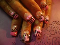 3 D Nails, Rockstar Nails, Valentine Nails, Nail Time, Lovely Nails, Awesome Nails