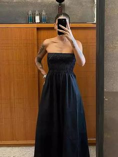 47554174255309|47554174288077|47554174320845 Black Bandeau Midi Dress For Summer, Black Strapless Dress For Spring Beach Occasion, Black Strapless Beach Dress For Spring, Black Bandeau Dress For Spring, Black Strapless Dress For Spring Vacation, Black Bandeau Midi Dress For Date Night, Black Bandeau Maxi Dress For Summer, Black Strapless Dress For Spring Day Out, Black Bandeau Dress For Vacation