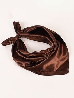 a brown scarf on a white background