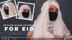 Stylish Hijab Tutorial For Eid l Hijab Styles l Easy Party Hijab Tutorial Party Hijab, Easy Parties, Frozen