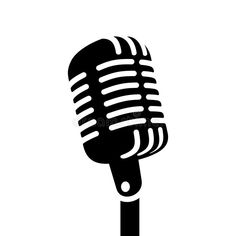 Retro microphone vector sign vector illustration Mic Design, Microphone Illustration