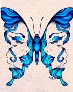 a blue butterfly with the words naddie es cono tu y esos un poder