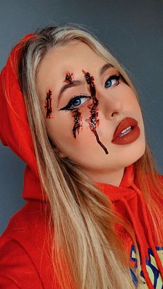 Instagram @lisaasydenham Little Red Riding Hood, Red Riding Hood, Halloween Face, Face Makeup, Halloween Face Makeup, Makeup Looks, Halloween, Makeup, Red