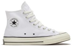 Converse Chuck 70 HI White Egret 167696C Chuck 70 White, Off White Converse, Chuck Taylor 70, White Egret, Run Star Hike, Converse Chuck 70, White Converse, Black Gums, Chuck 70