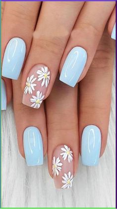 Christmas Nail Art Inspiration for Short Nails Step Up Your Christmas 2023 | Winter Nail Inspo Preppy Nails, Blue And White Nails, Summer Gel Nails, Spring Acrylic Nails, Nails Yellow, Sugar Diet, Cute Simple Nails, Cute Nail Ideas