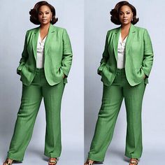 Pinterest Female Officiant Attire Wedding, Business Professional Plus Size, Smart Business Casual, Green Wedding Suit, Work Attire Women, Formal Wedding Attire, Women Suits Wedding, Career Outfits, Trendy Outfit Ideas