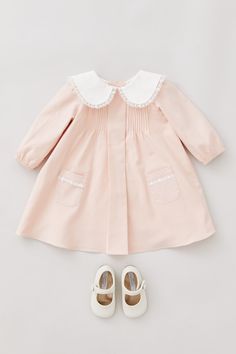 Baby Bubble Long Sleeve Dress in Blush Pink – Strawberries & Cream | The Big Raspberry Co. Ltd Baby Clothes Pink, Pink Baby Clothes, Pink Strawberries, Classic Baby Clothes, Stylish Kids Outfits, More Than Meets The Eye, Baby Bubble, Bubble Dress, Frocks For Girls