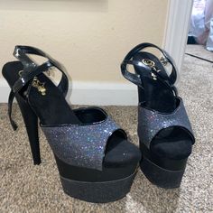 Black Pleaser Heels. Size 9. Worn Once For A Photo Shoot. Heels Ideas, Pleaser Heels, Pleaser Shoes, Shoes Black, Shoes Women Heels, Black Shoes, Photo Shoot, A Photo, Shoes Heels