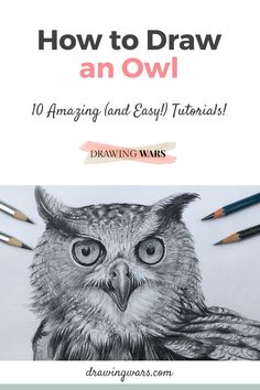 how to draw an owl 10 amazing and easy tutors for drawing with pencils