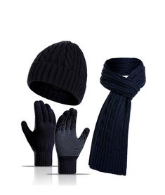 Scarf Gloves Winter Screen Beanie Winter Knit Hats, Winter Hats Beanie, Touch Screen Gloves, Long Knit, Winter Beanie, Knit Beanie Hat, Warm Scarf, Scarf Men, Scarf Set