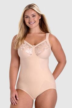 Shaping Bodysuit, Girdles Shapewear, Miss Mary Of Sweden, Flatten Tummy, Miss Mary, Actress Images, Stretch Cotton Fabric, Shapewear Bodysuit, Lace Body