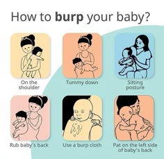 an image of how to burp your baby