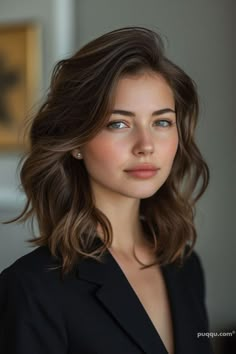 Shoulder Length Layered Hair, Medium Hair Cuts, Medium Length Hair Cuts, Layered Haircuts, Length Hair, Womens Haircuts, Shoulder Length