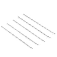 Product Features:Premium quality, tri beveled body piercing needles by ACE Needles. Each needle is individually blister packed with a rubber protector installed on each tip. They are pre-sterilized with ethylene oxide (EO) gas. Each 2" long needle is precision turned from high grade 3161 surgical stainless steel. Manufactured to CE 0197, ISO 9002 and EN specifications. Tattoo Tube, Piercing Needles, Tattoo Needles, Blister Pack, Silicone Gel, High Grade, Product Features, Premium Quality, Stainless Steel