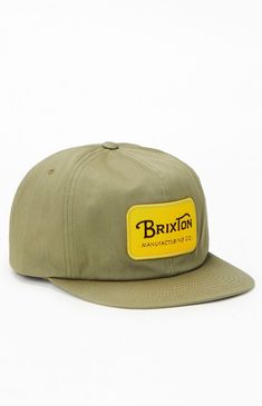 The Brixton Grade Snapback Hat offers a sleek, urban look with its flat bill and adjustable snapback closure for a customized fit. Featuring a standout patch detail on the front, this hat combines style and functionality effortlessly.Flat billAdjustable snapback closurePatch detail on the front Brixton Mens Grade Snapback Hat - Green Flat Brim Hats With Logo Patch For Spring, Urban Snapback Hat With Logo Patch And Curved Brim, Urban Snapback Hat With Logo Patch And Flat Bill, Urban Hats With Logo Patch And Flat Bill, Urban Flat Bill Hat With Logo Patch, Urban Style Flat Bill Hat With Logo Patch, Urban Hats With Logo Patch, Urban Snapback Hat For Spring, Urban Baseball Cap With Logo Patch And Flat Brim