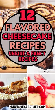 A collection of cheesecake recipes.