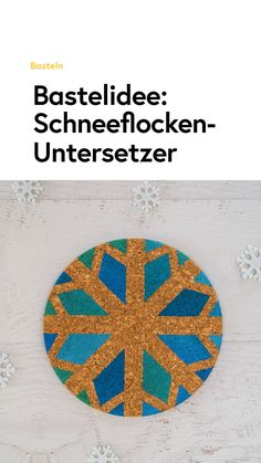 the cover of bastelide schneflocken - unterester