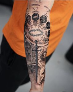 a person with a tattoo on their arm