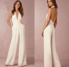 Reception Jumpsuit, Long Pant Jumpsuit, Bridal Jumpsuit, Wedding Jumpsuit, Backless Jumpsuit, Jumpsuit Elegant, Jumpsuit Pattern, Romper Jumpsuit, Modest Wedding Dresses