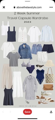 Sailing Capsule Wardrobe, Coastal Vacation Outfits, Paris Summer Outfits 2024, Spring Summer Capsule Wardrobe, Travel Capsule, Classic Style Outfits