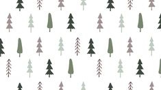 a white background with many different trees on it