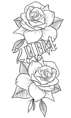 Women’s Tattoo Stencils, Thug Tattoos For Women Stencil, Sleeve Tattoos Stencil Design, Female Tattoos Unique Arm, Detailed Flower Tattoos, Two Roses Tattoo Design, Tattoo Stencil For Women, Tattoo Stencils For Women, 2007 Tattoo