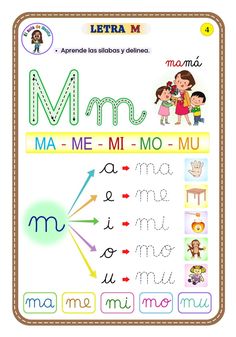 the letter m worksheet for children