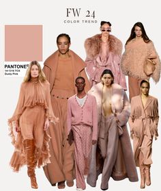 #COLORTRENDSFORFALL2024 #PANTONE #FALLFASHION #FASHIONTRENDS Aw 24/25 Trends, Color Trend 2024/2025, Fall Fashion Colors