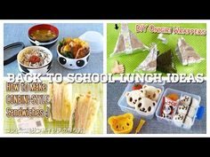 back to school lunch ideas how to make mini - style sandwiches and other snacks for kids