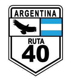 the logo for argentina's football team, with an eagle on top of it