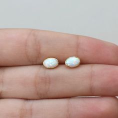 Dainty Gold Oval Earrings, Tiny Round Elegant Earrings, Dainty Gold-plated Birthstone Earrings, Dainty White Gold Plated Earrings, Minimalist Oval 14k Gold Earrings, Minimalist 14k Gold Oval Earrings, Elegant Tiny Round Earrings, Anniversary White 14k Gold Filled Earrings, Delicate 14k Gold Gemstone Earrings