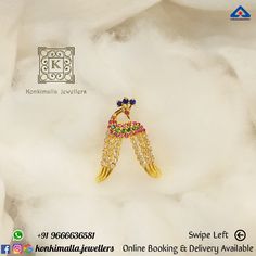 #KJ_G596 Net Weight: up to 3.5 grams Item : Andi Ring Fb, Insta, Pinterest: @konkimalla.jewellers Ladies Rings, Antique Bridal Jewelry, Gold Jewelry Stores, Gold Wedding Jewelry, Gold Jewellery Design Necklaces, Gold Chain Jewelry, Jewelry Design Necklace