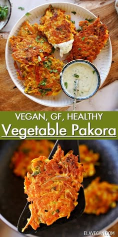 vegan, gf, healthy vegetable pakora is an easy and delicious side dish