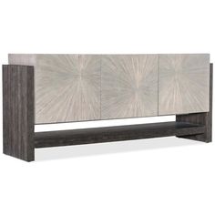 Ground Perspective Credenza-Furniture - Storage-High Fashion Home Ground Perspective, Hooker Furniture Living Room, Door Catches, Magnetic Door, Starburst Pattern, Living Room Cabinets, Furniture Finishes, Hooker Furniture, Adjustable Shelf