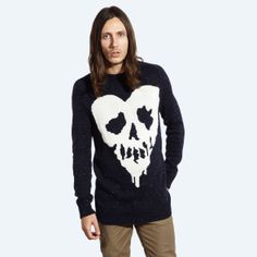 Drop Dead Clothing - Donegal Knitted Sweater (Skull Fucked Edition) // #DDXMASWISHLIST Clothing Wishlist, Classy Casual, Knitted Sweater