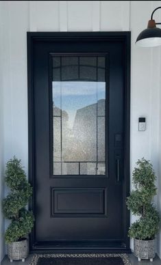 black front door from Masonite Doors All Black Front Door, Black Single Front Door, Glossy Black Front Door, Black Glass Front Door Contemporary, Black Exterior Doors The Home Depot, Black Modern Front Door Lowe's, Solid Core Interior Doors