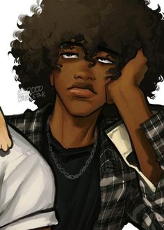 8000wild_star || instagram #artist #tradart #drawing #oc #jellyartstyle #clipstudiopaint Black Person Art Reference, Afro Drawing Male, Black Guys Drawing Reference, Art Styles With Names, Black Male Drawing Sketch, Stylized Black Character, Black Guy Art Cartoon, Afro Punk Art, Manga Art Styles Character Design