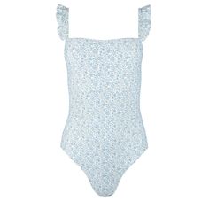 women's slate floral ruffle one piece – minnow One Piece Swimsuit Aesthetic, Women's Silhouette, Swimwear Coverup, Swimsuit Aesthetic, Floral One Piece Swimsuit, Floral One Piece, Cute Bathing Suits, Swimming Outfit