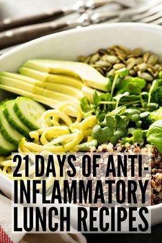 Auto Immune Diet Meal Plan, Antiinflammatory Meals Breakfast, Inflammatory Diet Recipes, 21 Day Meal Plan, Inflammation Recipes, Anti Inflamatory, Anti Inflammation Recipes, Inflammation Diet, Autoimmune Diet