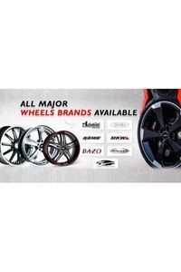 an advertisement for wheels and rims is shown in this advertizer's image